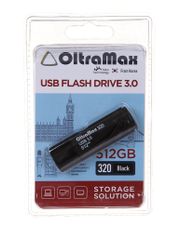 USB Flash Drive 512Gb - OltraMax 320 3.0 Black OM-512GB-320-Black (830507)