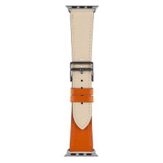Ремешок Interstep Chic для Apple Watch Series 3/4/5 белый/оранжевый (70385) (1406986)