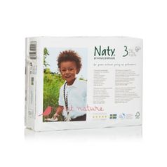 Подгузники Naty, размер 3 (4 - 9 кг), в упаковке 31 штука 