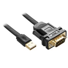 Аксессуар GCR PRO USB 2.0 AM / DB9 RS-232 1.5m Black GCR-UOC5M-BCG-1.5m (367423)