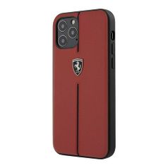 Чехол (клип-кейс) Ferrari, для Apple iPhone 12/12 Pro, красный [feomshcp12mre] (1443811)