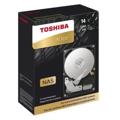 Жесткий диск TOSHIBA N300 HDWG21EEZSTA, 14Тб, HDD, SATA III, 3.5", RTL (1159196)
