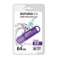USB Flash Drive 64Gb - Exployd 570 EX-64GB-570-Purple (394752)