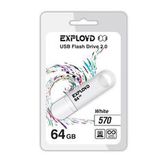 USB Flash Drive 64Gb - Exployd 570 EX-64GB-570-White (394755)
