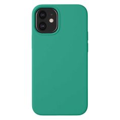Чехол (клип-кейс) Deppa Liquid Silicone, для Apple iPhone 12 mini, зеленый [87718] (1436256)