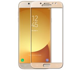 Аксессуар Защитное стекло для Samsung SM-J730F Galaxy J7 2017 Zibelino TG Full Screen Gold 0.33mm 2.5D ZTG-FS-SAM-J730F-GLD (437657)