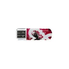 Флешка USB VERBATIM Store n Go Mini Graffiti 8Гб, USB2.0, красный и рисунок [98165] (842649)