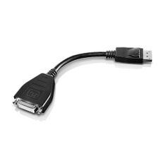 Переходник DVI Lenovo 45J7915, DVI-D (m) - DisplayPort (m), 0.2м, черный (549179)