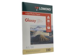 Фотобумага Lomond A3 230g/m2 глянцевая односторонняя 50 листов 102025 (238947)