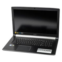Ноутбук ACER Aspire 7 A717-72G-784Q, 17.3", IPS, Intel Core i7 8750H 2.2ГГц, 8Гб, 1000Гб, 128Гб SSD, nVidia GeForce GTX 1060 - 6144 Мб, Windows 10 Home, NH.GXEER.008, черный (1081966)
