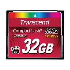 Карта памяти 32Gb - Transcend 800x Ultra Speed - Compact Flash TS32GCF800 (276017)