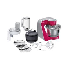 Кухонная машина Bosch MUM58420, рубиновый / серебристый (441751)
