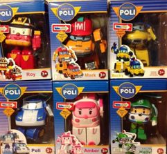 Игрушки Робокар "Poli", набор 6 героев.