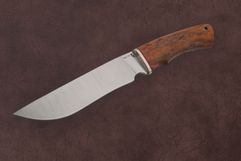 Нож из стали Vg-10 «Галеон», рукоять: мельхиор,стаб береза (9207)
