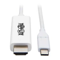 Кабель видео Tripp Lite U444-006-H4K6WE, USB Type-C (m) - HDMI (m) , ver 2.0, 1.8м, GOLD белый (1201359)