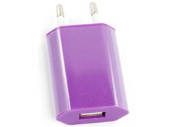 Зарядное устройство Liberty Project USB 1А SM000121 Lilac (547192)