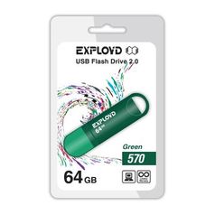 USB Flash Drive 64Gb - Exployd 570 EX-64GB-570-Green (394748)
