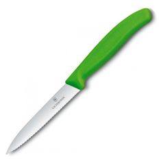 Нож кухонный Victorinox Swiss Classic (6.7736.L4) стальной для чистки овощей и фруктов лезв.100мм се (1208258)