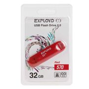 USB Flash Drive EXPLOYD 570 32GB Red (404796)
