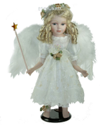 Кукла коллекционная Ангел, фарфор 41см (11583)
