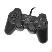 Джойстик PS2 DualShock 2, черный /10010Е или JS-32II/...