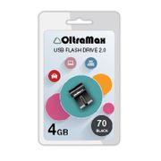 USB Flash Drive 4Gb - OltraMax 70 Black OM-4GB-70-Black...