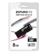 USB Flash Drive 8Gb - Exployd 580 EX-8GB-580-Black...