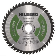 Диск пильный по дереву 230 мм, серия Hilberg Industrial 230*48Т*30 мм. hw231.