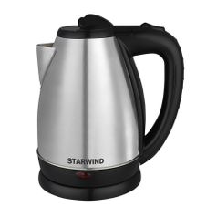Чайник электрический StarWind SKS2770, 2200Вт, серебристый и черный (1416520)