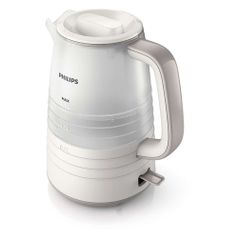 Чайник электрический PHILIPS HD9336/21, 2200Вт, бежевый и белый (395657)