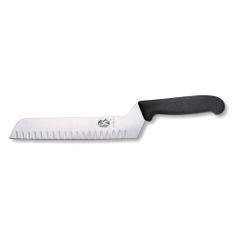 Нож кухонный Victorinox Fibrox (6.1323.21) стальной лезв.210мм прямая заточка черный (1416064)