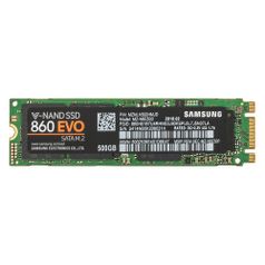 SSD накопитель Samsung 860 EVO MZ-N6E500BW 500ГБ, M.2 2280, SATA III (1035094)