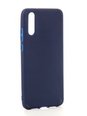 Аксессуар Чехол Zibelino для Huawei P20 Soft Matte Dark Blue ZSM-HUA-P20-DBLU (554176)