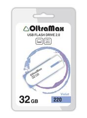 USB Flash Drive 32Gb - OltraMax 220 OM-32GB-220-Violet (291109)