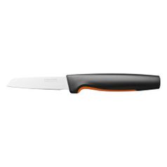 Нож кухонный Fiskars Functional Form 1057544 стальной для чистки овощей и фруктов лезв.80мм прямая з (1522024)