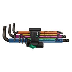 Набор ключей WERA 950/9 Hex-Plus Multicolour BlackLaser 1, 9 предметов [we-022089] (1415236)