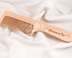Расчёска для волос с ручкой деревянная малая Спивакъ