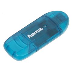 Картридер внешний HAMA H-114730, синий [00114730] (381608)