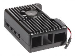 Корпус Qumo RS022 для Raspberry Pi 4 Aluminum Case with Fan Black (854617)