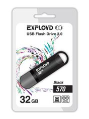 USB Flash Drive 32Gb - Exployd 570 EX-32GB-570-Black (290999)