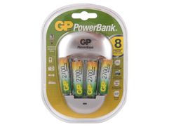 Зарядное устройство GP PowerBank Quick 3 + 4 ак. AA 2700 mAh PB27GS270-2CR4 (12015)