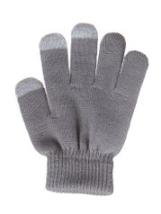 Теплые перчатки для сенсорных дисплеев Activ Детские Grey 124441 (792134)