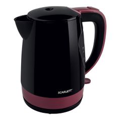 Чайник электрический SCARLETT SC-EK18P26, 2200Вт, черный и бордовый (345531)