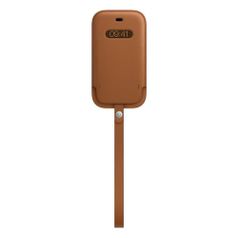 Чехол (футляр) Apple Leather Sleeve with MagSafe, для Apple iPhone 12 mini, золотисто-коричневый [mhmp3ze/a] (1440532)