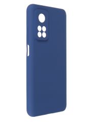 Чехол Pero для Xiaomi Mi 10T Liquid Silicone Blue PCLS-0056-BL (854646)