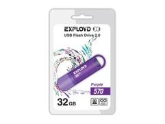 USB Flash Drive EXPLOYD 570 32GB Purple (760747)