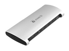 Хаб USB Orico Thunderbolt 3 8 in 1 Multi Function Docking Station TB3-S1 Silver (843127)