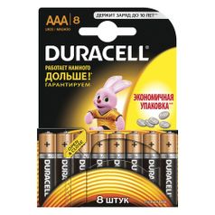 AAA Батарейка Duracell Basic LR03-8BL MN2400, 8 шт. (559001)