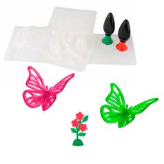 Набор для творчества 3D Magic для создания объемных моделей, бабочка и цветок 82001 (377802)