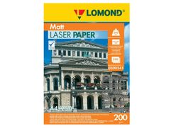Фотобумага Lomond A4 200g/m2 матовая двухсторонняя 250 листов 300341 (766456)